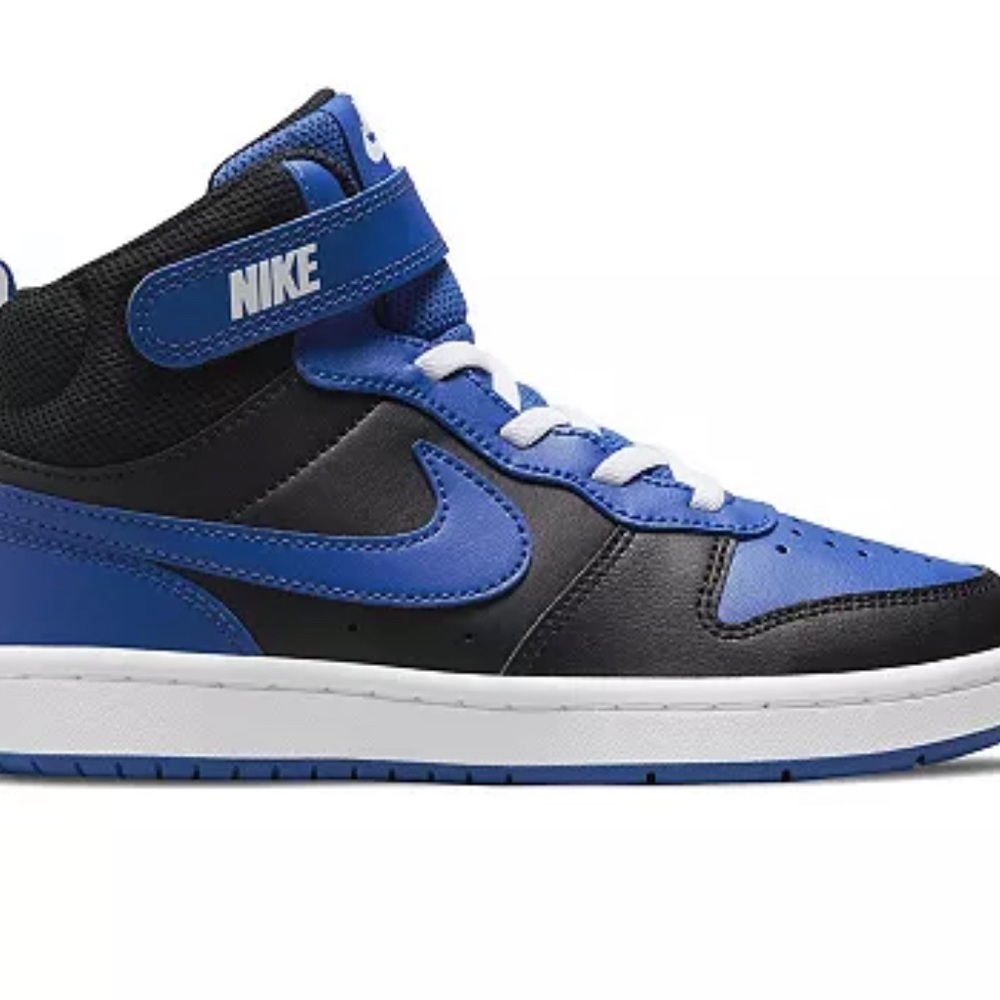 Nike Court Borough BLUE BLACK Boys! Size 4.5